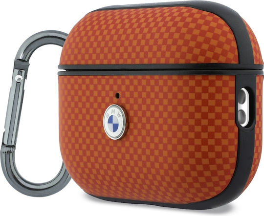 BMW Metal Logo Case in Orange Colour for Apple AirPods Pro 3