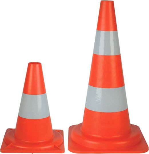 Verkehrskegel in Orange Farbe mit Höhe 30cm