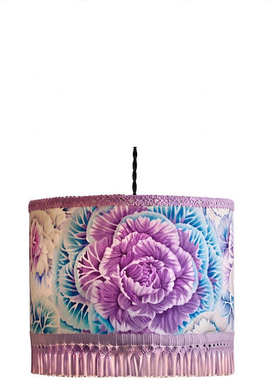 Dimensions Purple Pendant Ceiling Light 35x20cm Dimensions Purple Pendant Ceiling Light 35x20cm