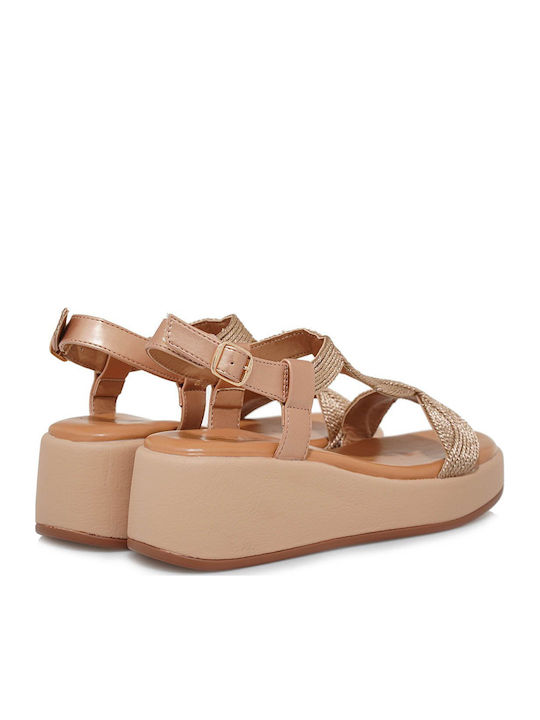 Women's Gold Platforms