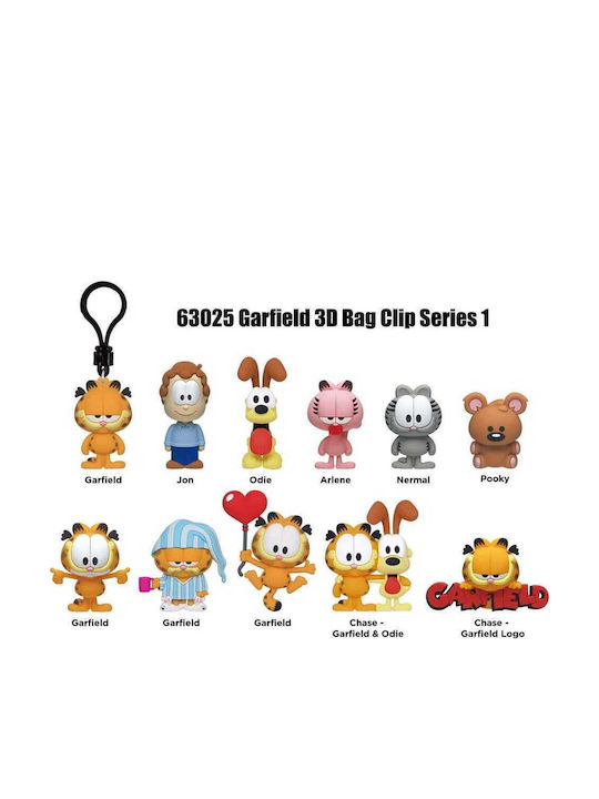 Garfield 3d Foam Bag Clips Serie 1 Display 24