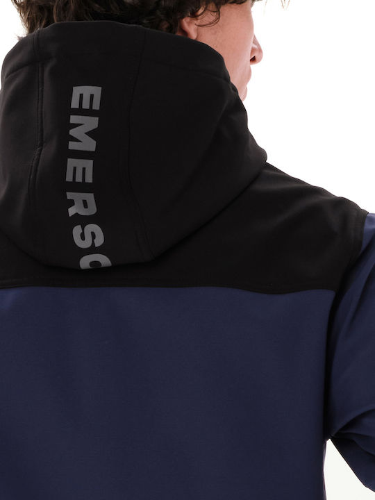 Bonded Herren Jacken Bomber Wasserdichtes Blau