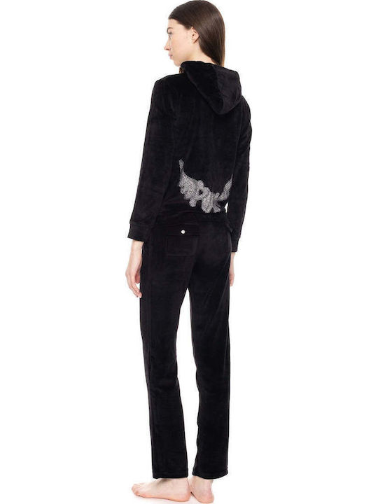 Velvet Tracksuit Set Pink