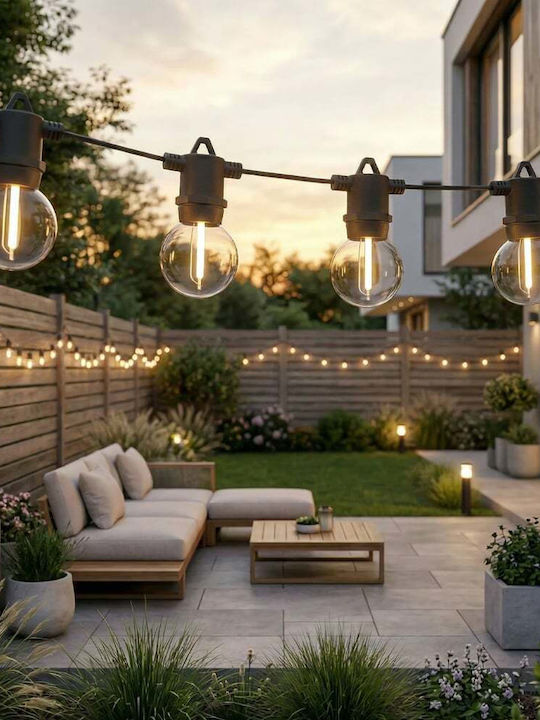 Calex Waterproof Garland Lights LED 45m with 75 Lamps Calex Waterproof Garland Lights LED 45m with 75 Lamps