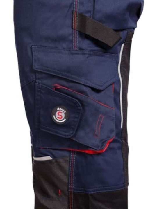 Stenso Work Coveralls Dungarees Navy Blue