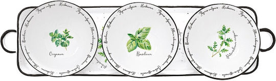Easy-Life Herbarium Dessert Turm Ständer & Tabletts 3 Schlitze Ø10cm 4 Stück