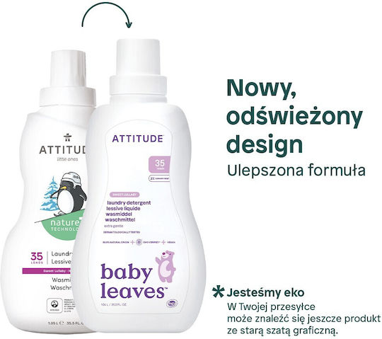 Attitude Babyfreundliches Flüssig Waschmittel 1.05lt (35 Wäscht)