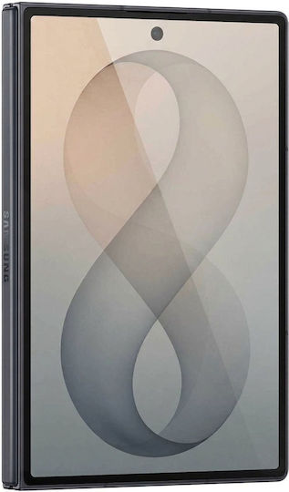 Avizar Externe Displayschutzfolie Galaxy Z Fold8 Gehärtetes Glas Vollleim Schwarz Transparent