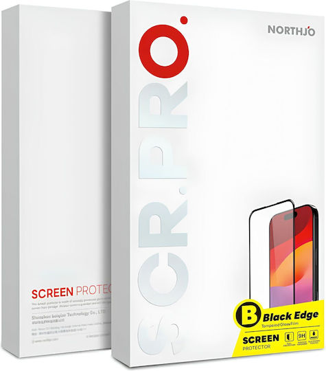 Northjo Tempered Glass Galaxy Z Fold 8 Ultra 9h Edge-to-edge Black Transparent