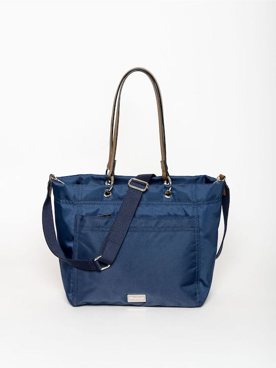 Damentasche Schulter Marineblau