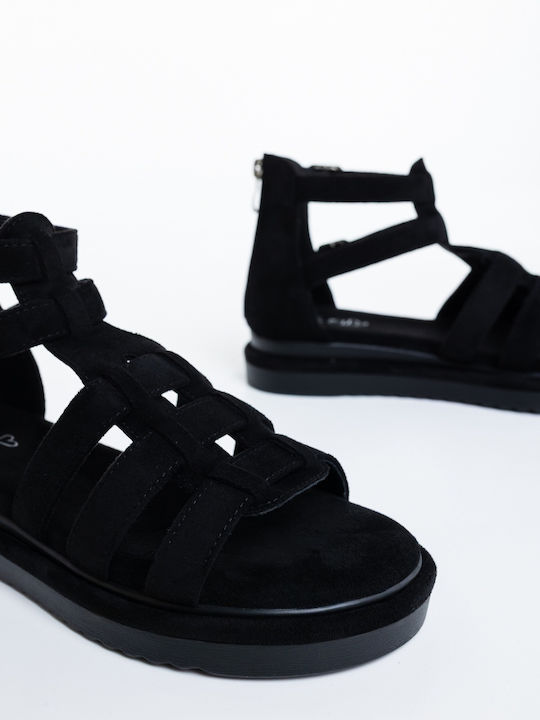 Sandale Casual Damă Negre