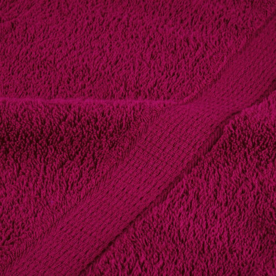 vidaXL Σετ Πετσέτες Μπάνιου 2τμχ Bordeaux Βάρους 600gr/m²