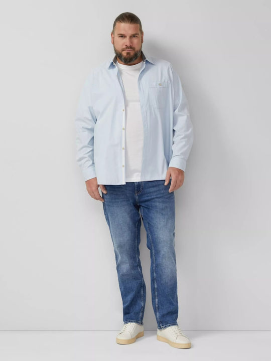 Casby Pantaloni de blugi pentru bărbați Relaxed Straight Fit Albastru