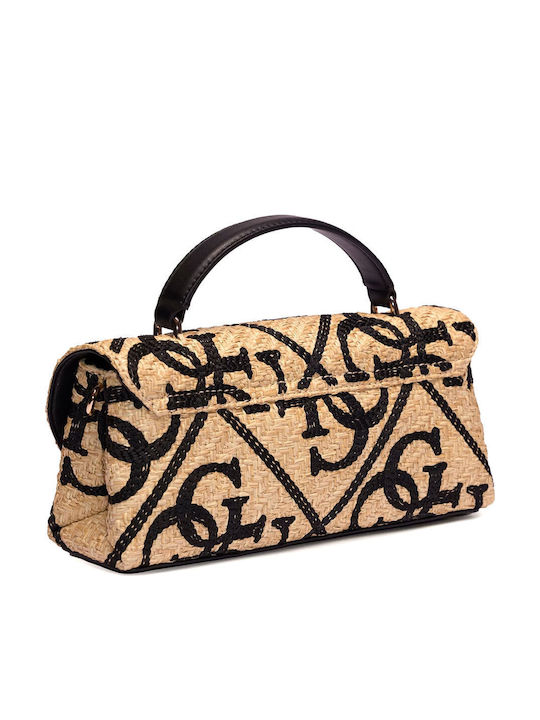 Kirsten Rattan Damenhandtasche Handtasche Schwarze