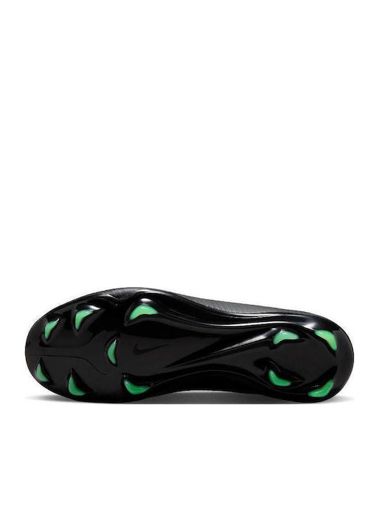 Jr Vapor FG Παιδικά Ποδοσφαιρικά Παπούτσια με Τάπες Μαύρα
