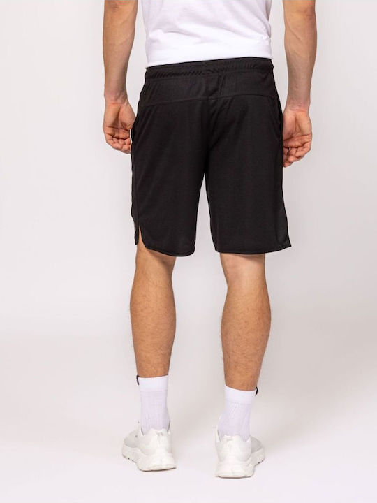 Pantaloni Scurți Bărbați Sport Negri