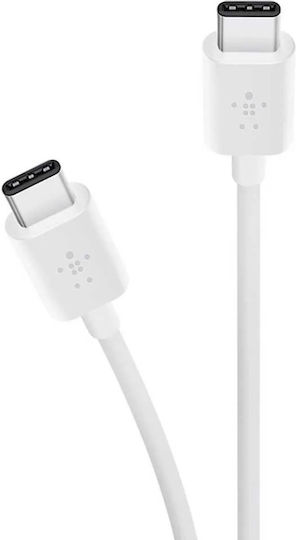 Belkin MIXIT USB 2.0 Kabel USB-C männlich - USB-C Weiß 1.8m (F2CU043BT06-WHT)