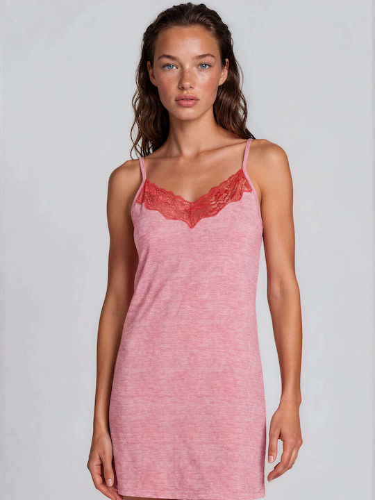 Pink Label Summer Women's Nightdress Cherry Blossom