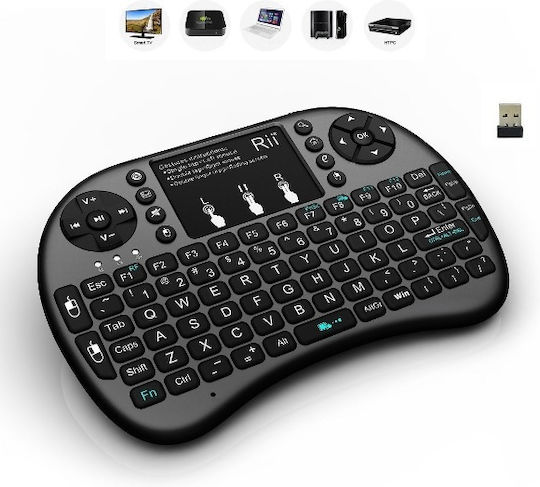UKB-500 Ασύρματο Πληκτρολόγιο με Touchpad Ελληνικό