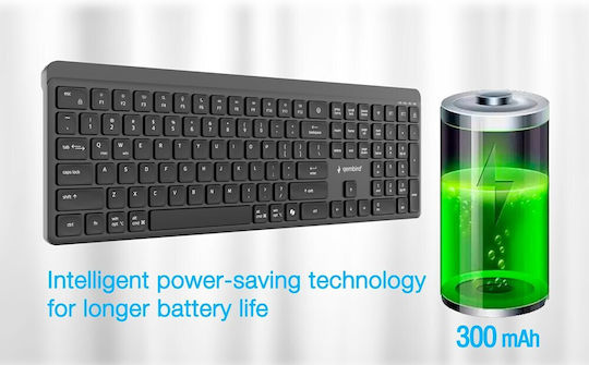 KB-WPS-03-CYRL Wireless Bluetooth Keyboard Cyrillic