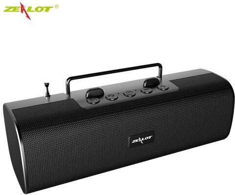 Zealot S40 Bluetooth високоговорител 10W с радио Черен