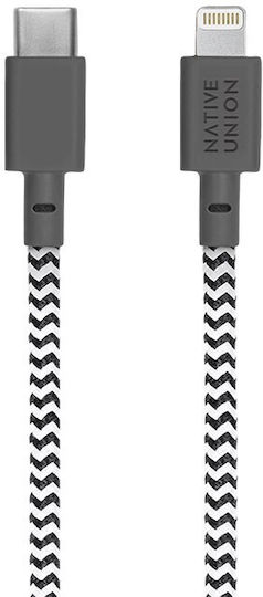 Native Union USB-C zu Lightning Kabel Schwarz 3m