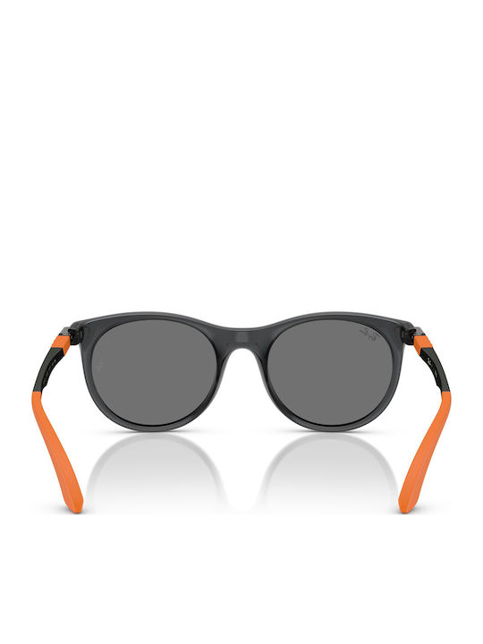 Ray Ban Унисекс Слънчеви Очила с Черна Рамка и Черни Огледални Стъкла