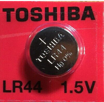 Toshiba Batterien Alkalisch für Uhren LR44 5Stück