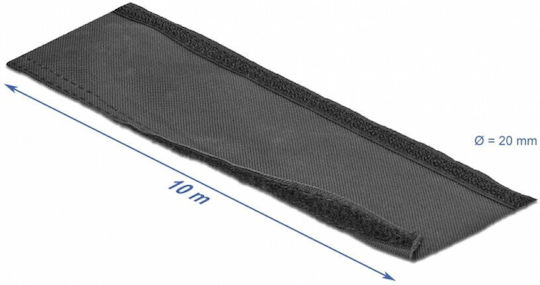 Delock Cable Organizer Delock 19193 Velcro 2 Cm Width 10 M Length Black