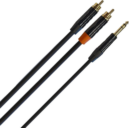 Proel Proel 3.5mm Male Audio Cable - 2x RCA Male Black 3m CHLP300LU3