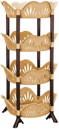 Viosarp Kitchen Rack 4 Tiers 39x39x79cm