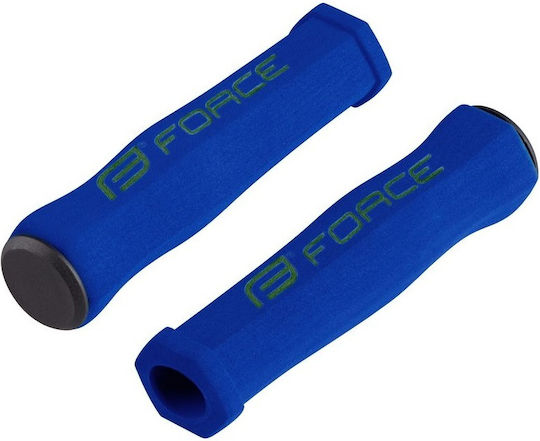 Force Foam Hard MTB 38280 Berg Fahrradlenkergriffe σε Blau Χρώμα