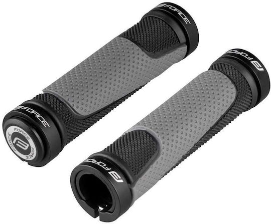 Force MTB Ross 38263 Χειρολαβές Ποδηλάτου σε Μαύρο Χρώμα 130mm από καουτσούκ