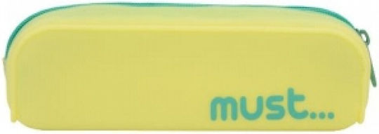 Must Team Focus Silicone Pencil Case Yellow - Blue Various Colours