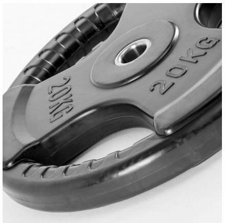 Optimum Set Discuri Cauciucate 1 x 1.25kg Ø28mm cu Mânere