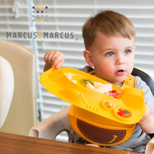 Marcus & Marcus Baby-Entwöhnungsprodukte Tastaturen Tablett Farbe Gelb aus Silikon