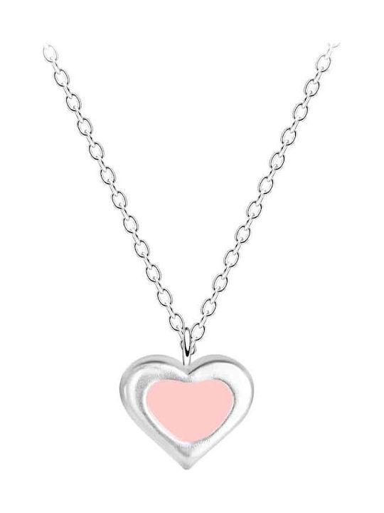 Callajewels Детски Комплект Колиета Сърце от Сребро
