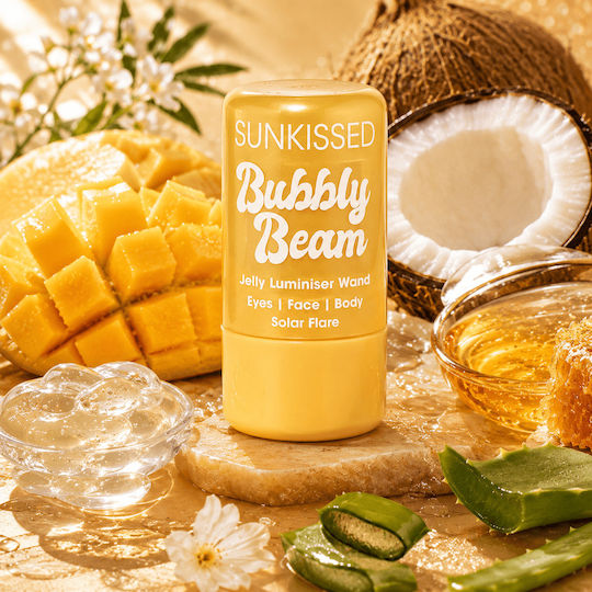 Sunkissed Bubbly Beam Solar Flare Gelee Luminiser Stift 8g Strahlender Glanz Augen Gesicht & Körper