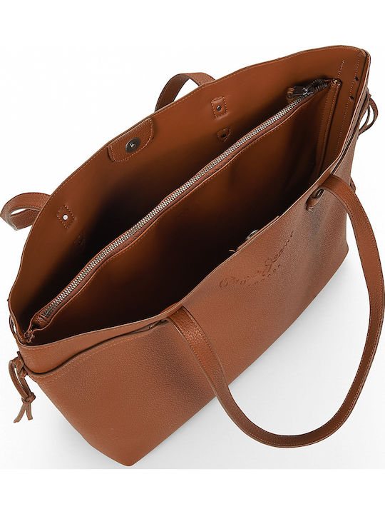 Shopping Damen Shopper Tasche Braun
