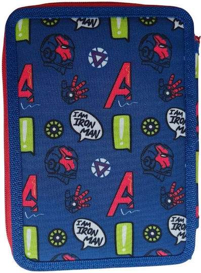 Must Team Filled Blue Pencil Case Iron Man