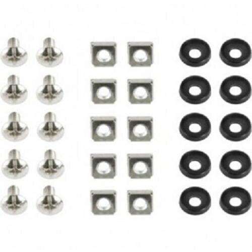 Gembird 19'' rack mounting set (bolt, nut, washer) 50 pcs set