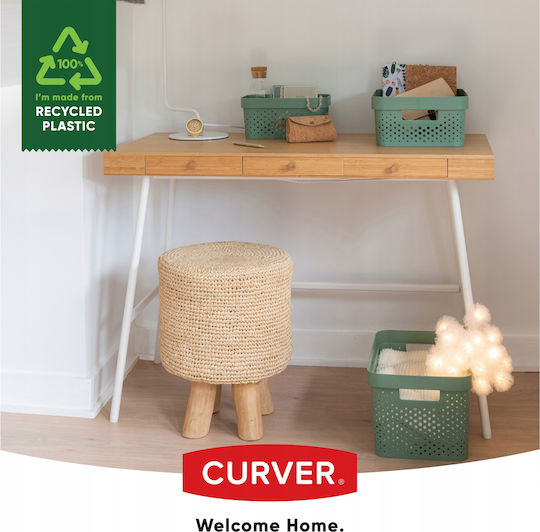 Curver Aufbewahrungskorb Kunststoff Grüner 17lt