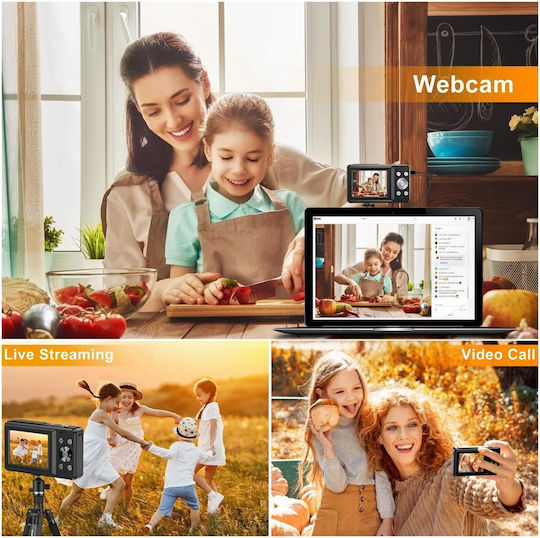 K&F Concept GW41.0088 Cameră Foto pentru Copii 44MP Neagră