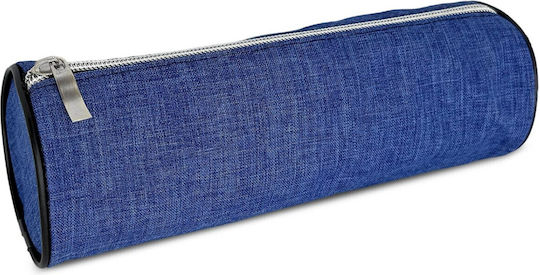 Justnote Blue Cylinder Pencil Case