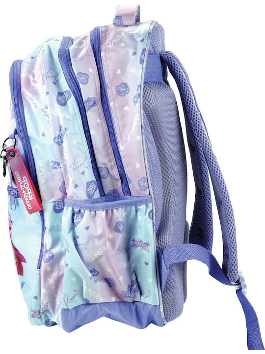 Gim KPOP Demon Hunters Huntrix School Backpack for Elementary School with Water Bottle Holder Purple 35 x 20 x 46 cm 2026