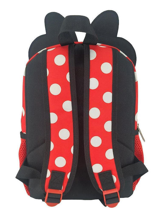 Must Team School Backpack Kindergarten With Water Bottle Holder Red 8L 27 x 10 x 31cm