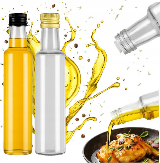Bimberek Vilde Öl- und Essigspender-Set Glas mit Fluss 250ml