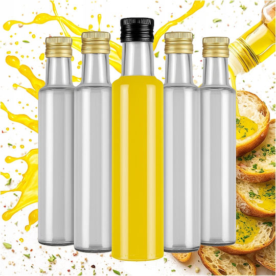 Bimberek Δοχείο Λαδιού Γυάλινο με Ροή 250ml
