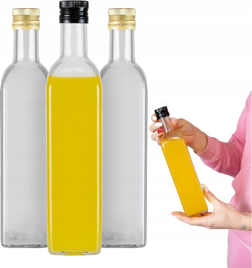 Bimberek Glass Oil Can with Flow 250ml