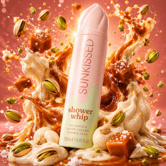 Sunkissed Moisturizing Shower Butter with Caramel Scent 250ml